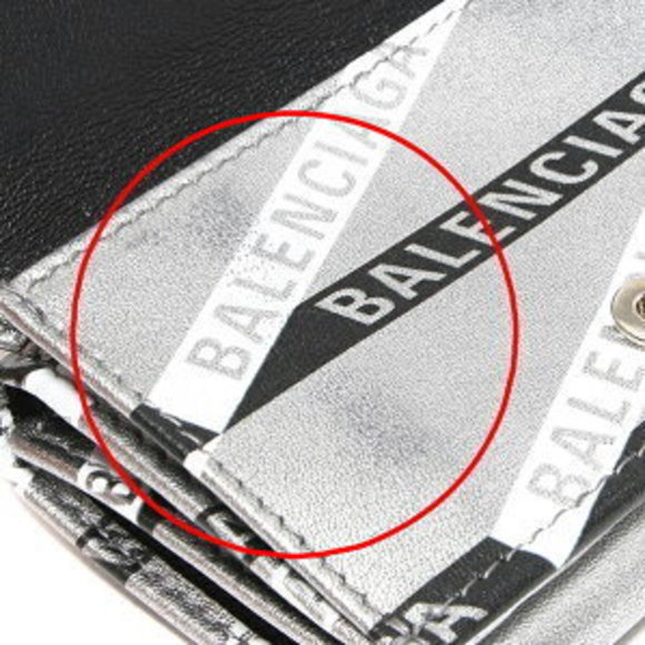 BALENCIAGA Trifold Wallet Everydiel Mini Calf - Picture 7 of 8